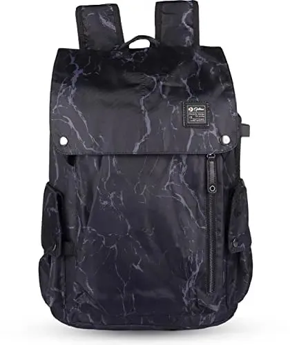 Optima Unisex Backpack for Laptop 15.6 inch Bag (Electric Black)