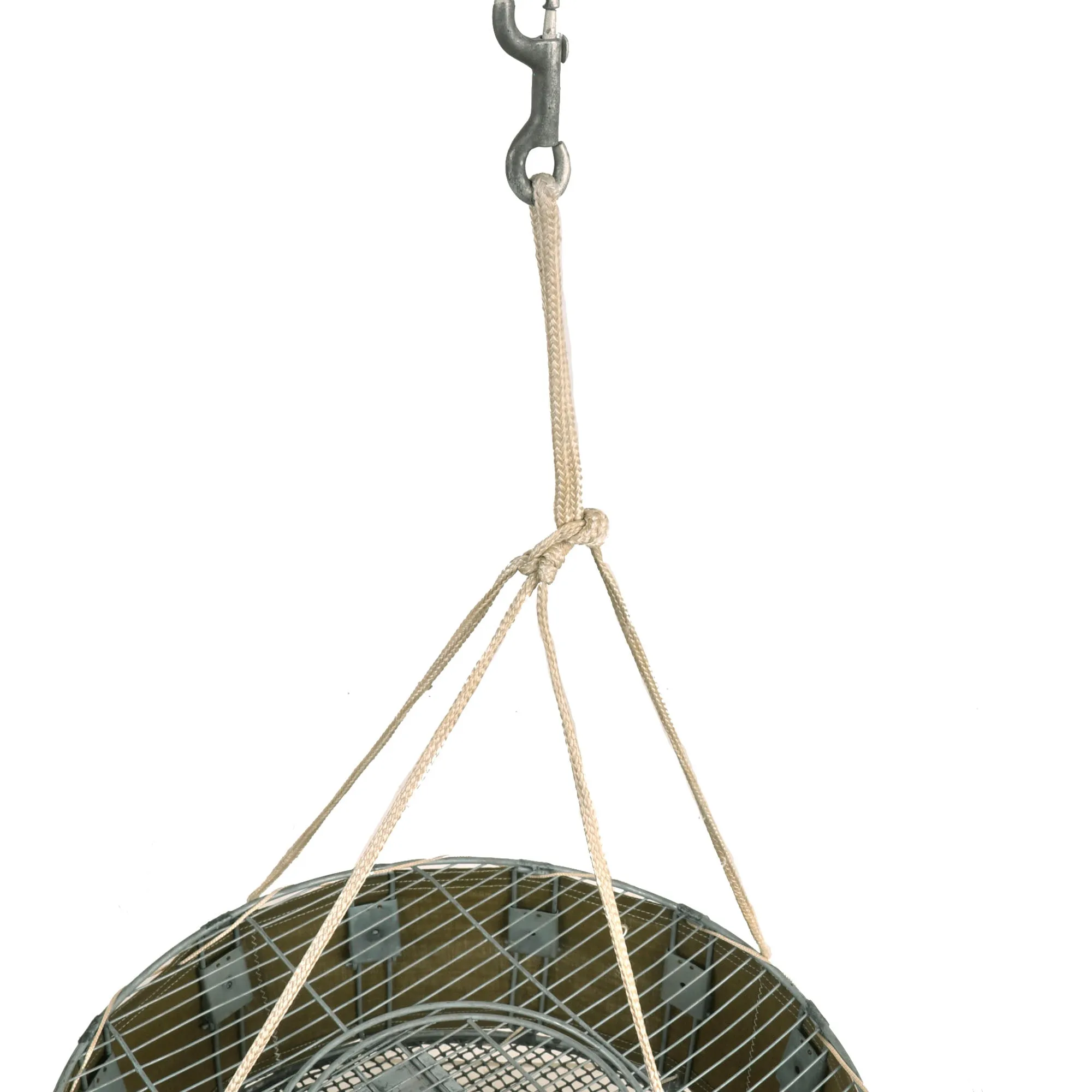 Original U.S. WWII Airborne Parachute Pigeon Cage Drop Cage Basket with Packaged Parachute