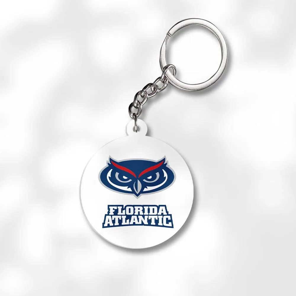 Pack 3 Florida Atlantic University Keychains