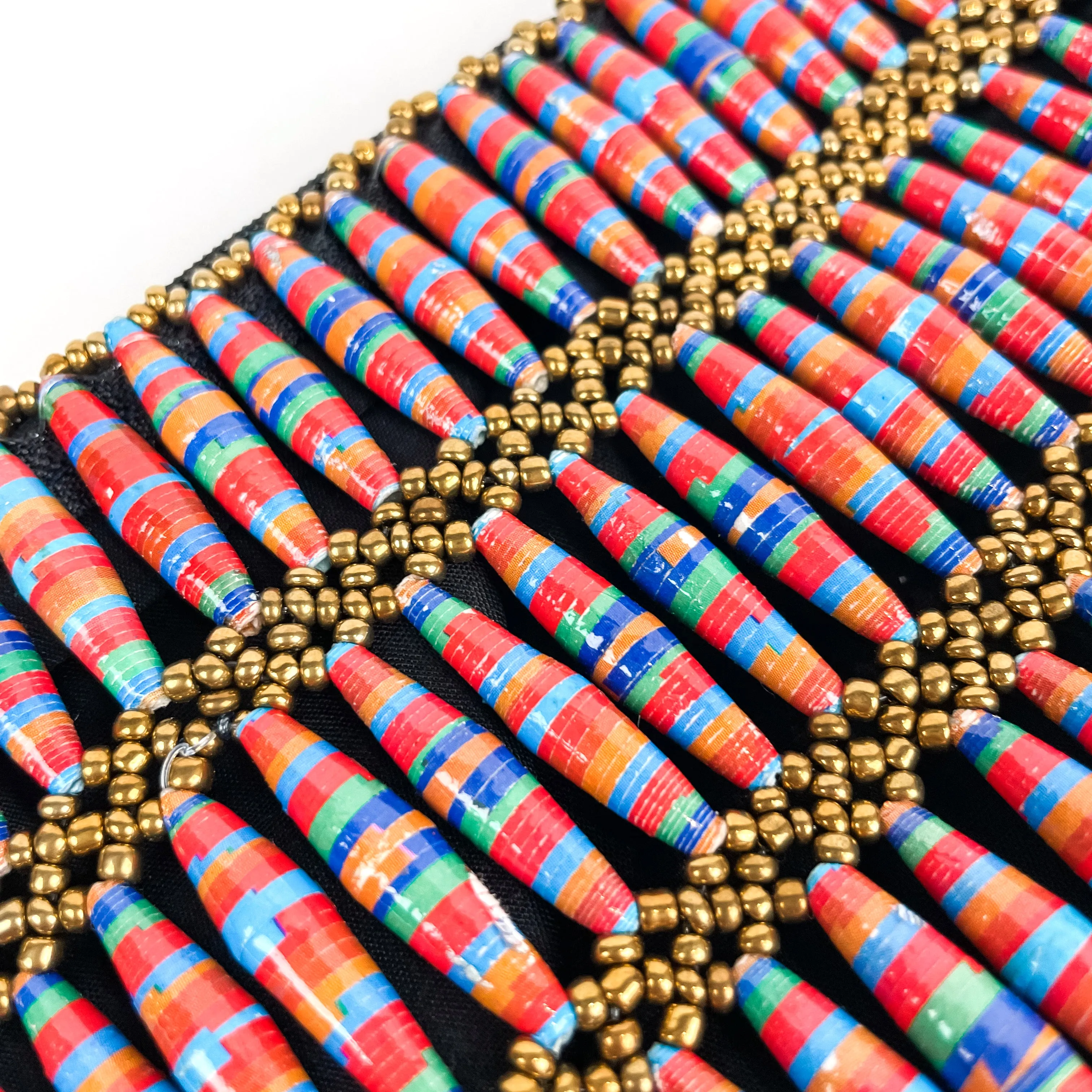 Paper Bead Clutch