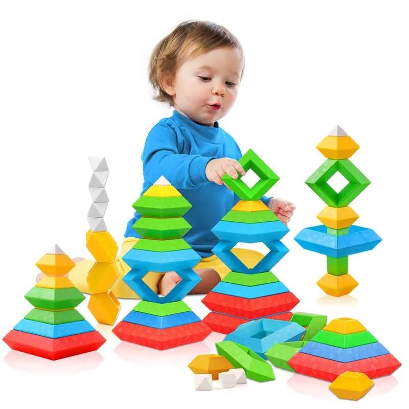 Pyramids Stacking Blocks