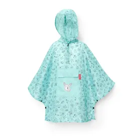 Reisenthel Mini Maxi Poncho M Kids Cats & Dogs Mint