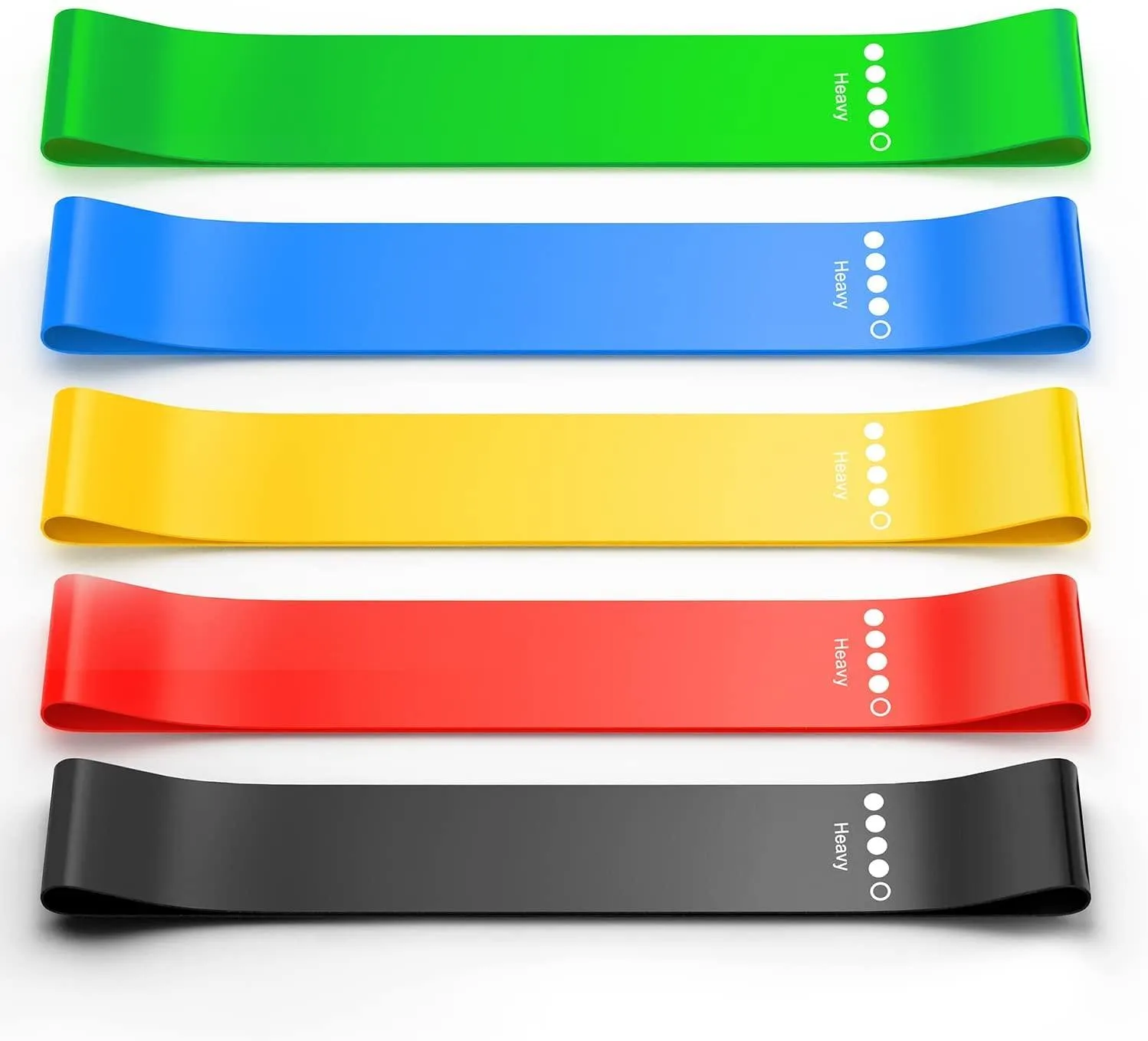 Resistance Loops Bands | (Set of 5) Multicolor - 1 feet