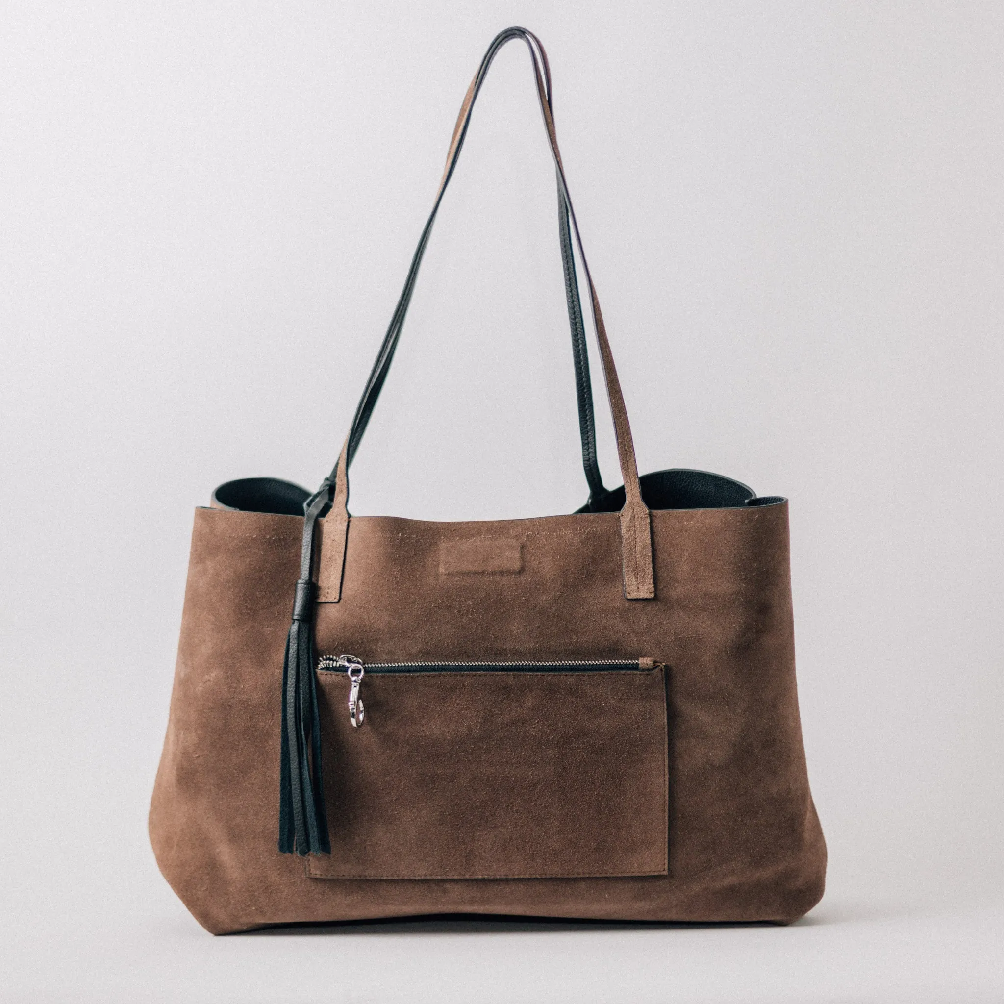 REVERSE LARGE LEATHER TOTE