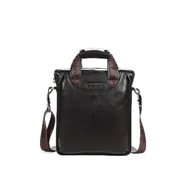 Royal Retro Designer Vertical Leather Briefcase