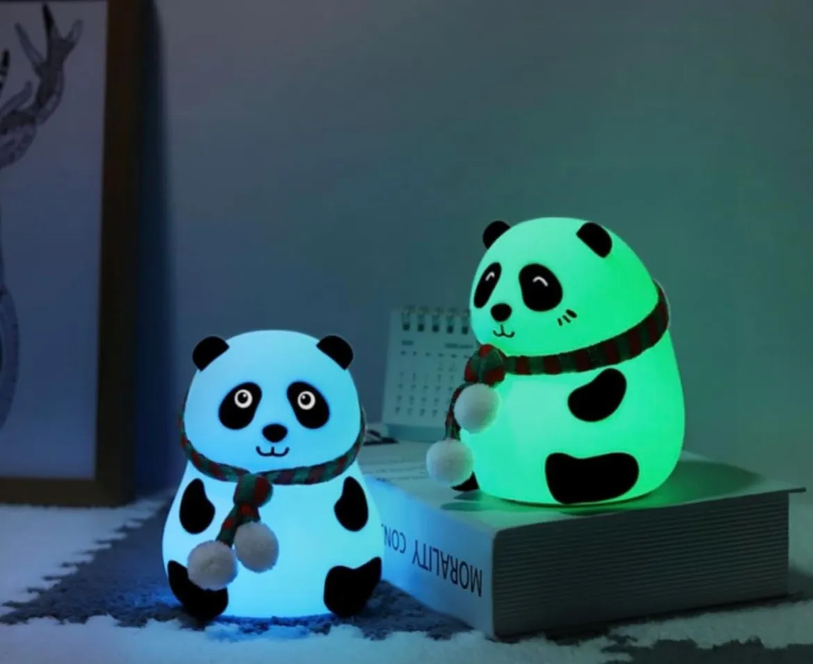 Silicon panda lamp - new touch lamp with rechargeable battery