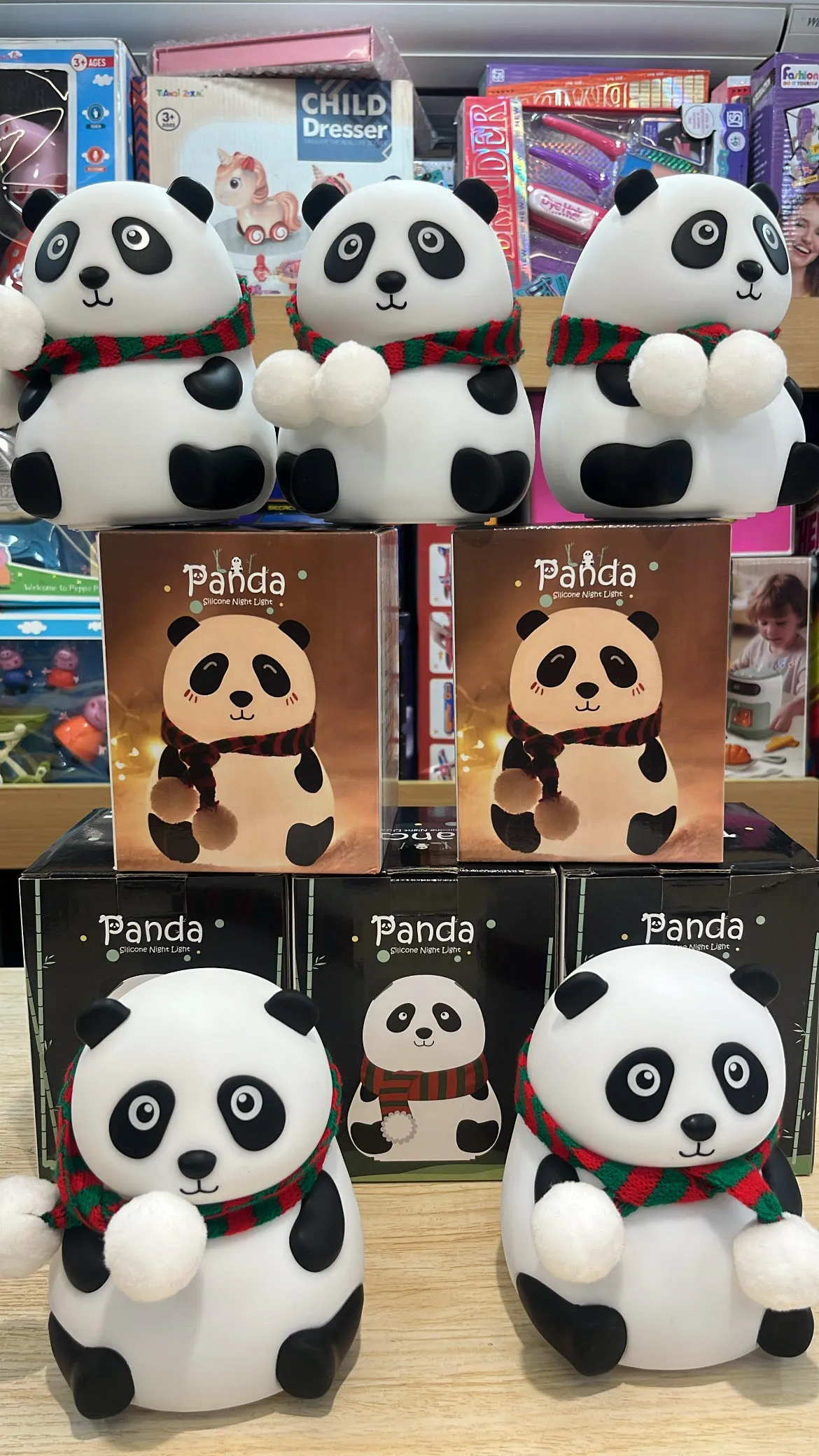 Silicon panda lamp - new touch lamp with rechargeable battery