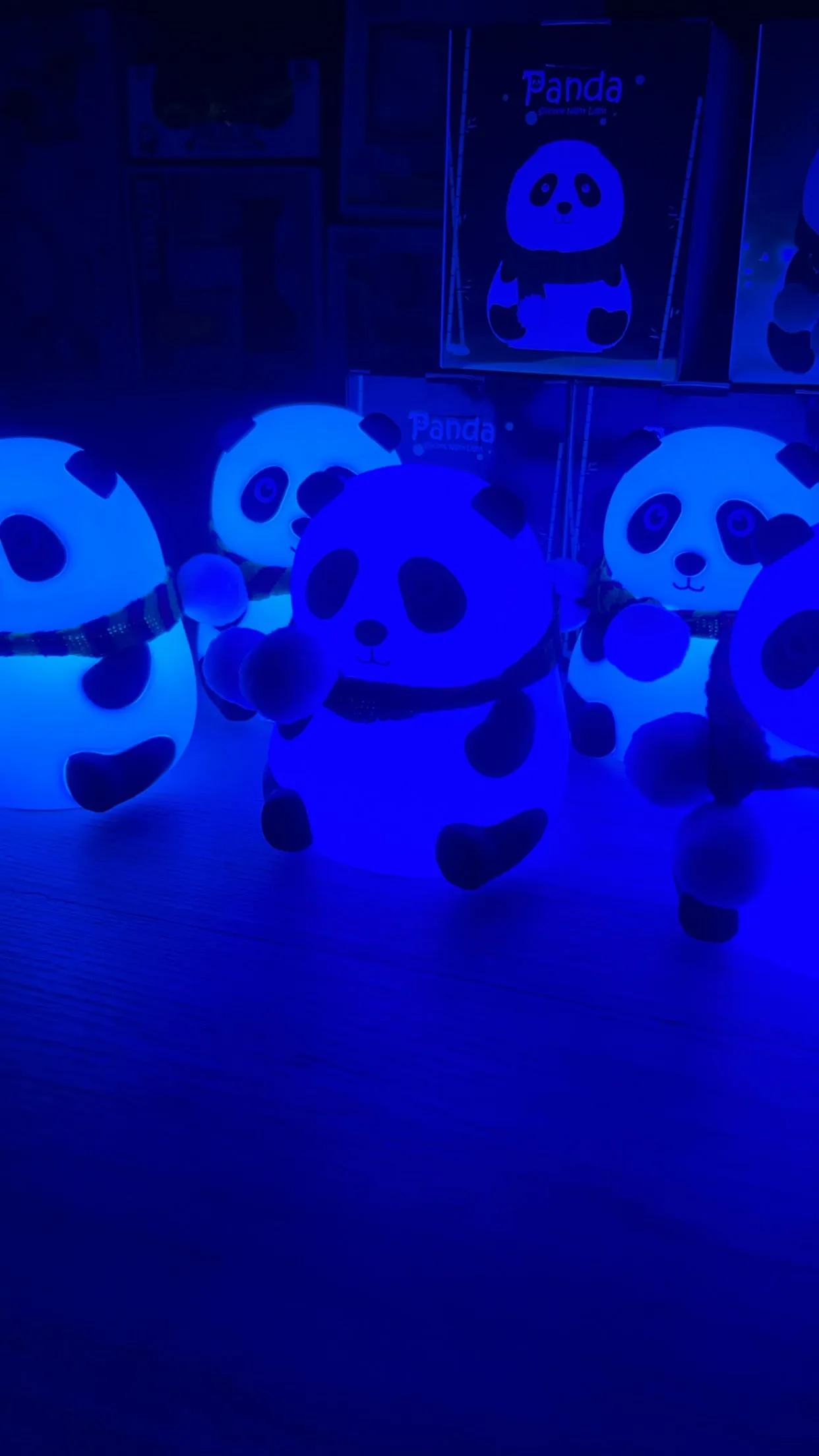 Silicon panda lamp - new touch lamp with rechargeable battery