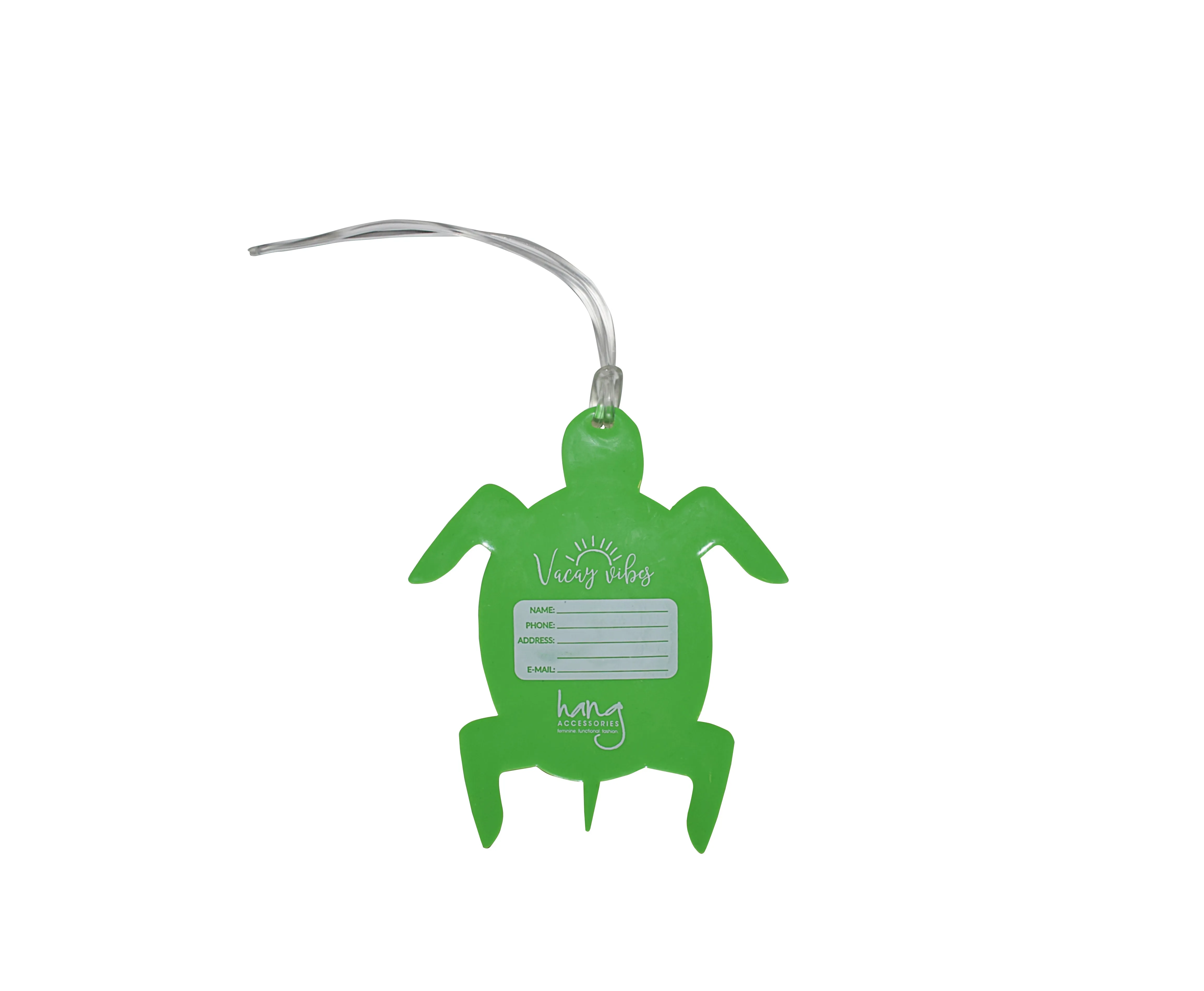 Silicone Luggage Tag Sea Turtle