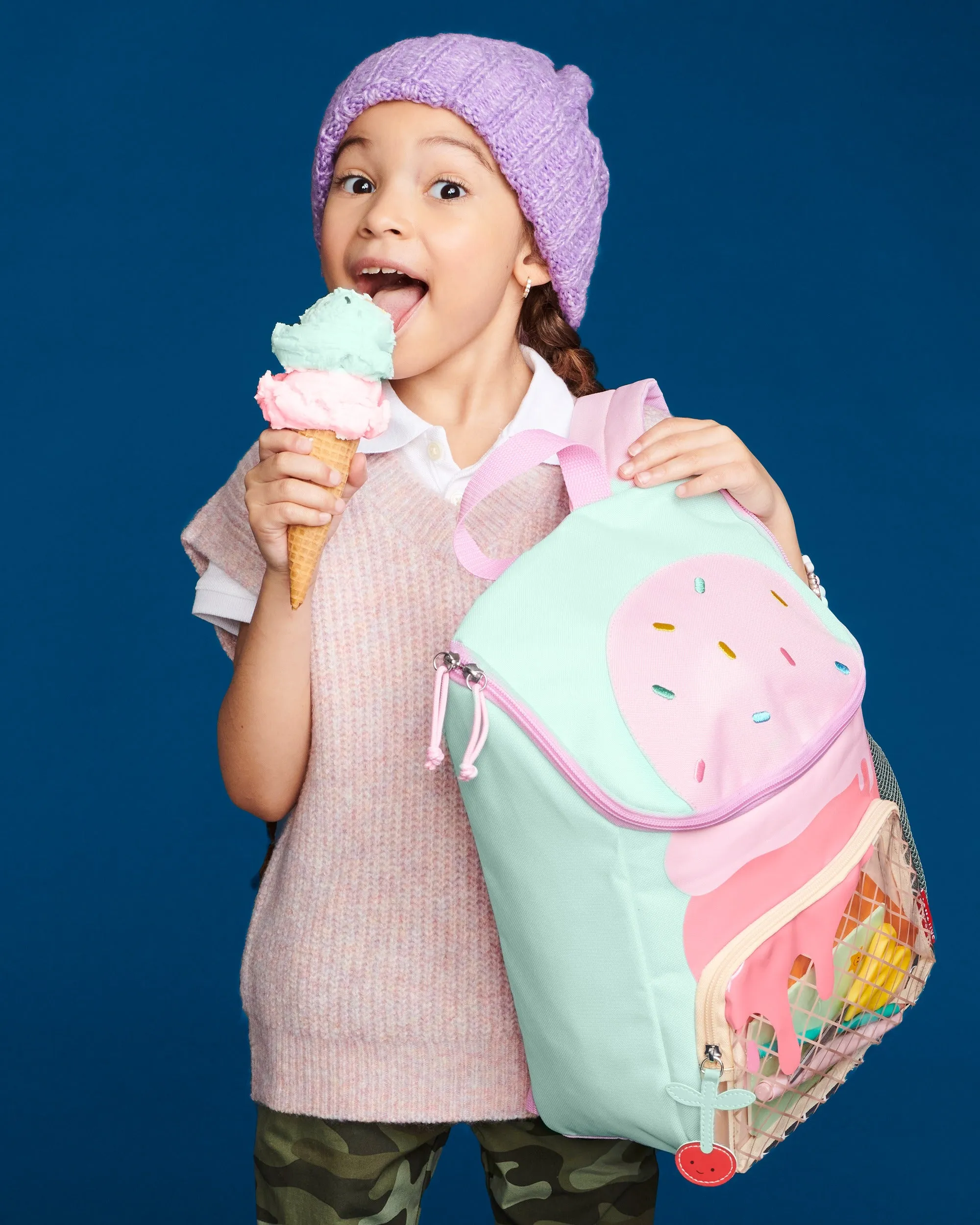 Skip Hop Spark Style Big Kid Backpack- Ice Cream