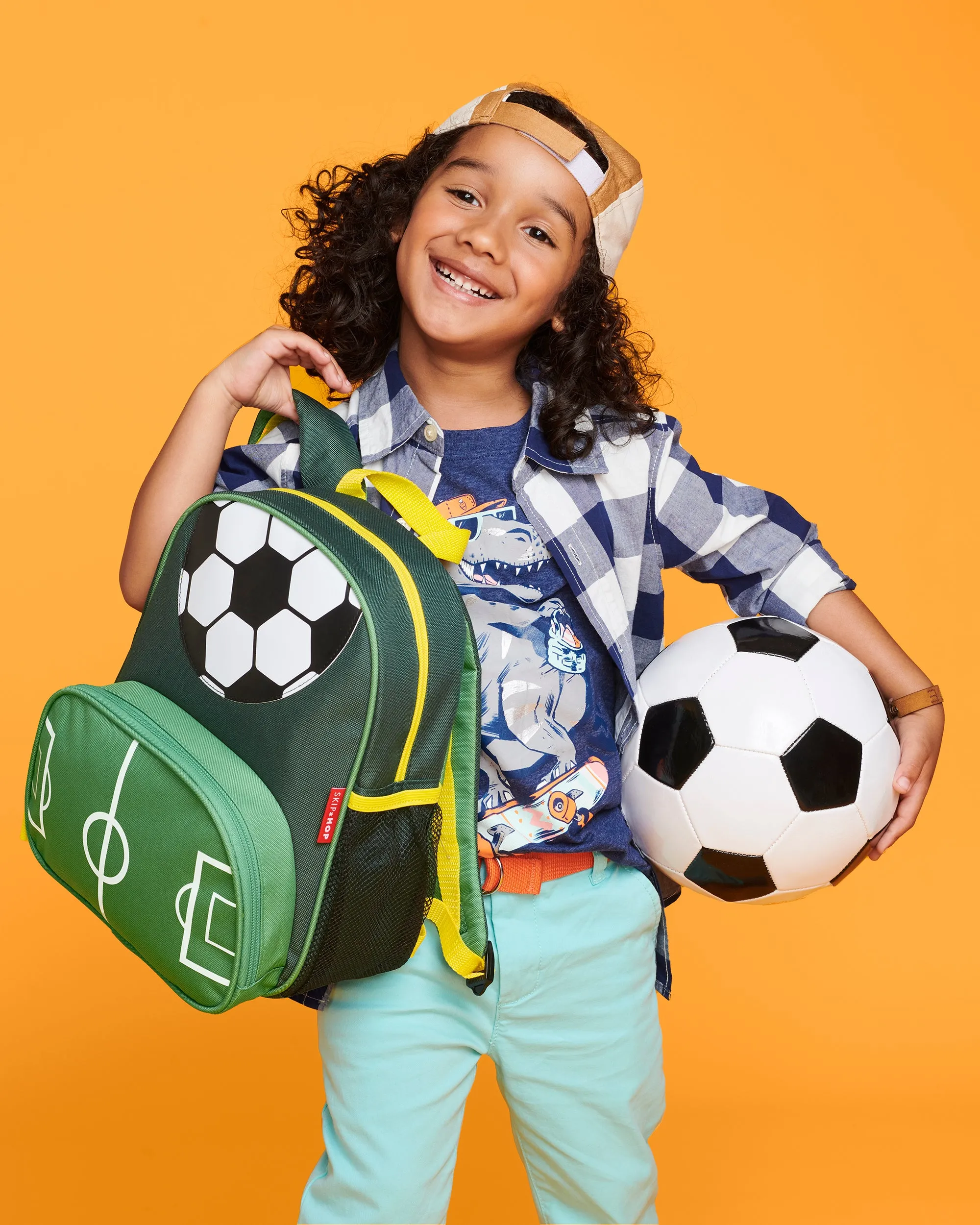 Skip Hop Spark Style Little Kid Backpack - Soccer