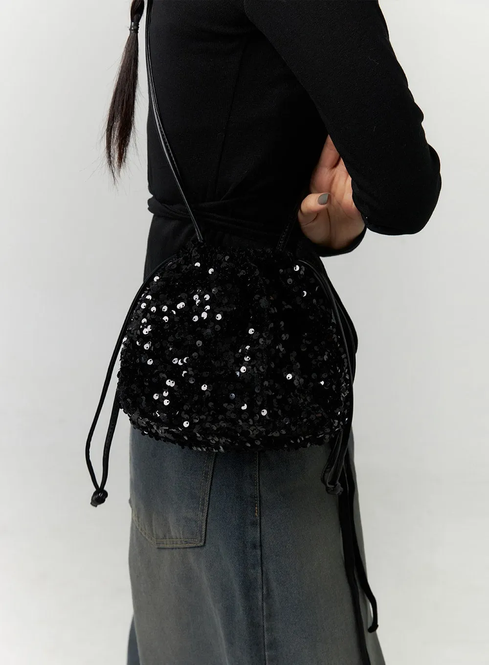 Sparkly Two Way Tote Bag CN324