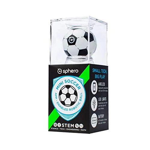 Sphero Mini Soccer: App-Controlled Robot Ball,STEM Learning & Coding Toy, Ages 8 and Up