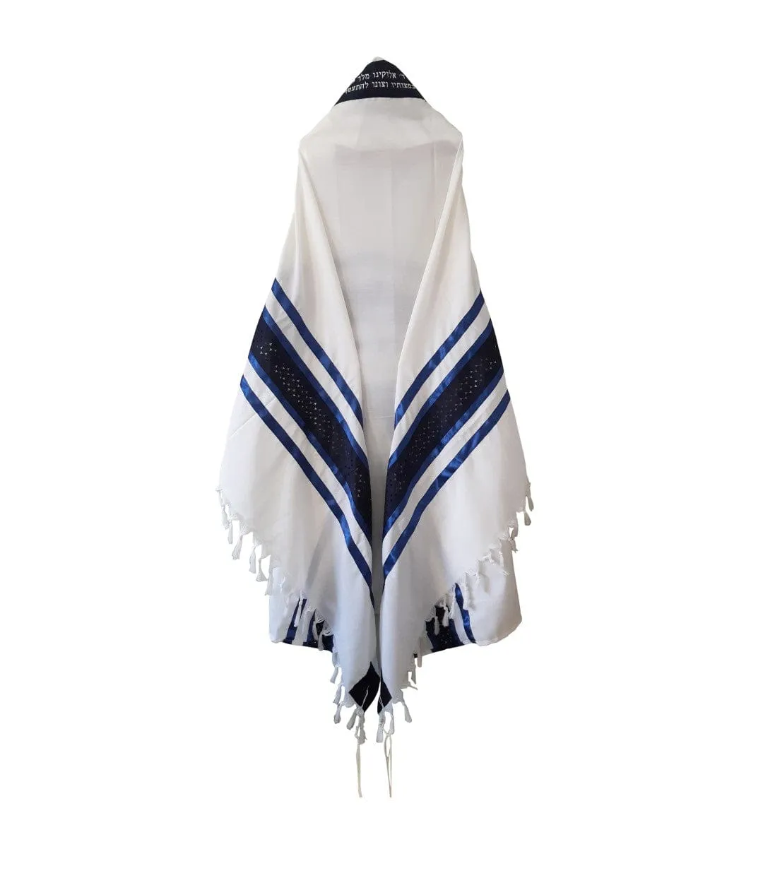 Star of David Wool Tallit, Bar Mitzvah Tallit Set, Jewish Prayer Shawl, Wedding Tallit, Hebrew Prayer Shawl