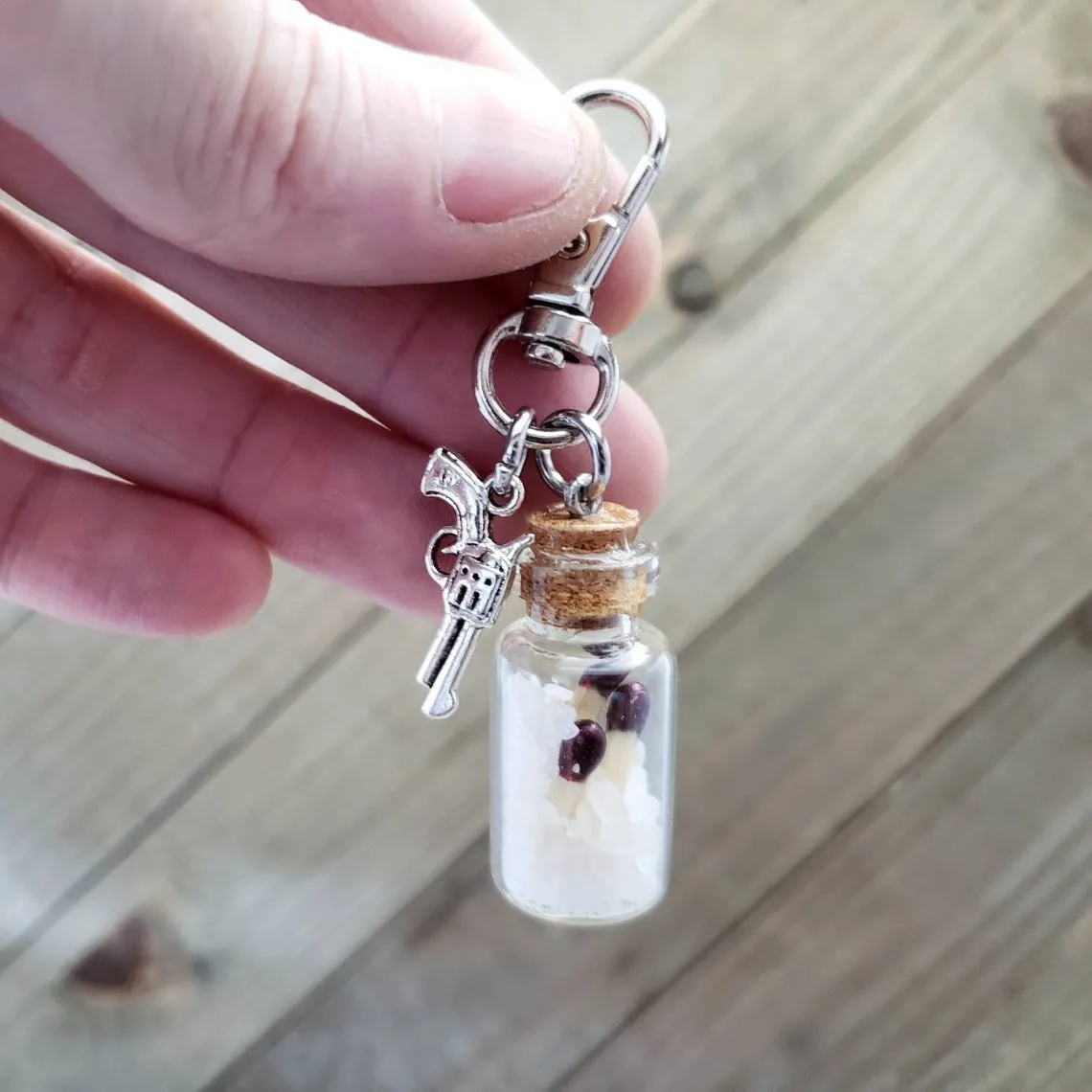 Supernatural salt & burn bag charm