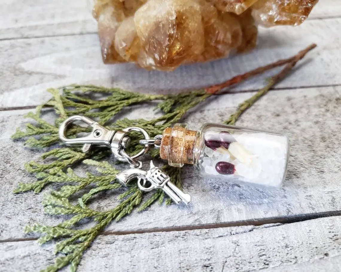 Supernatural salt & burn bag charm