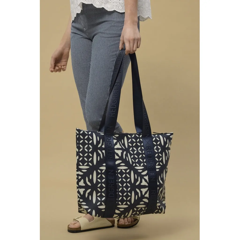 Tech Bag - Dark Navy Pattern