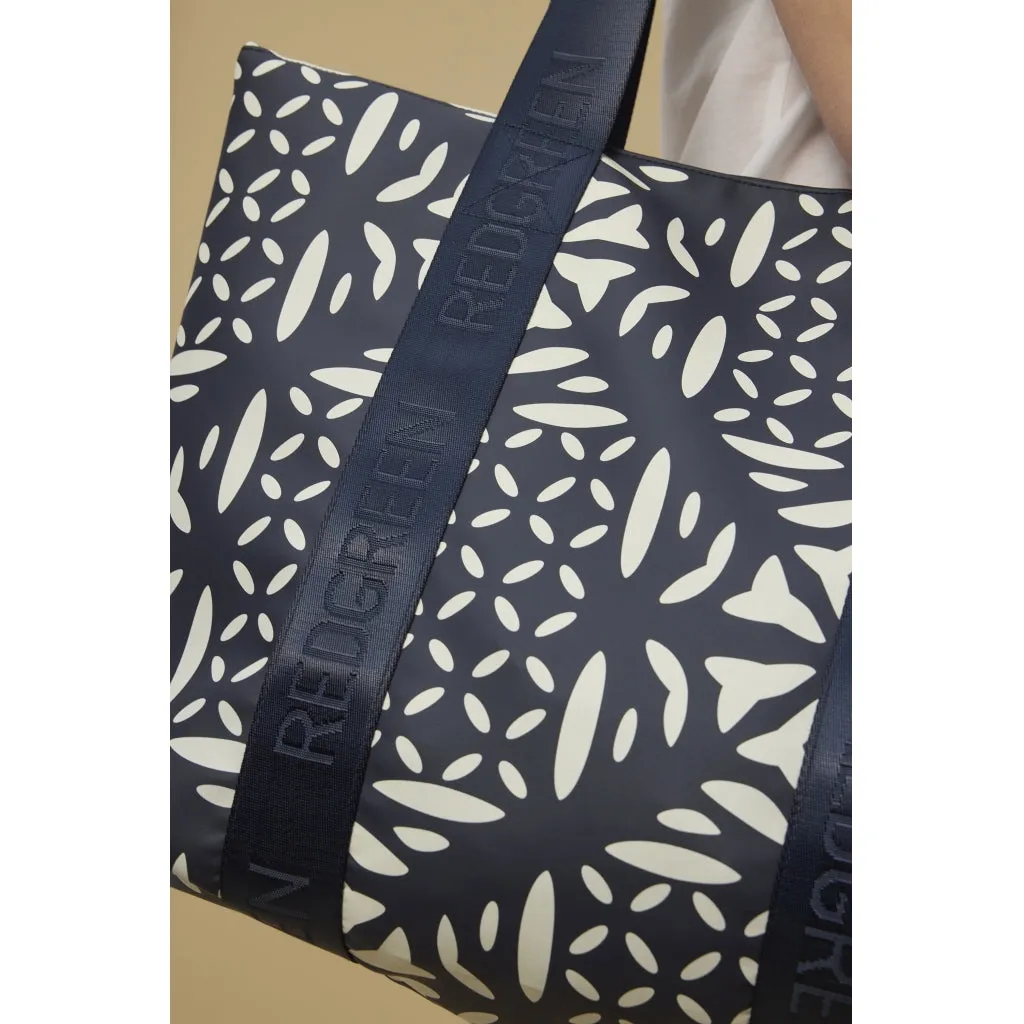 Tech Bag - Dark Navy Pattern