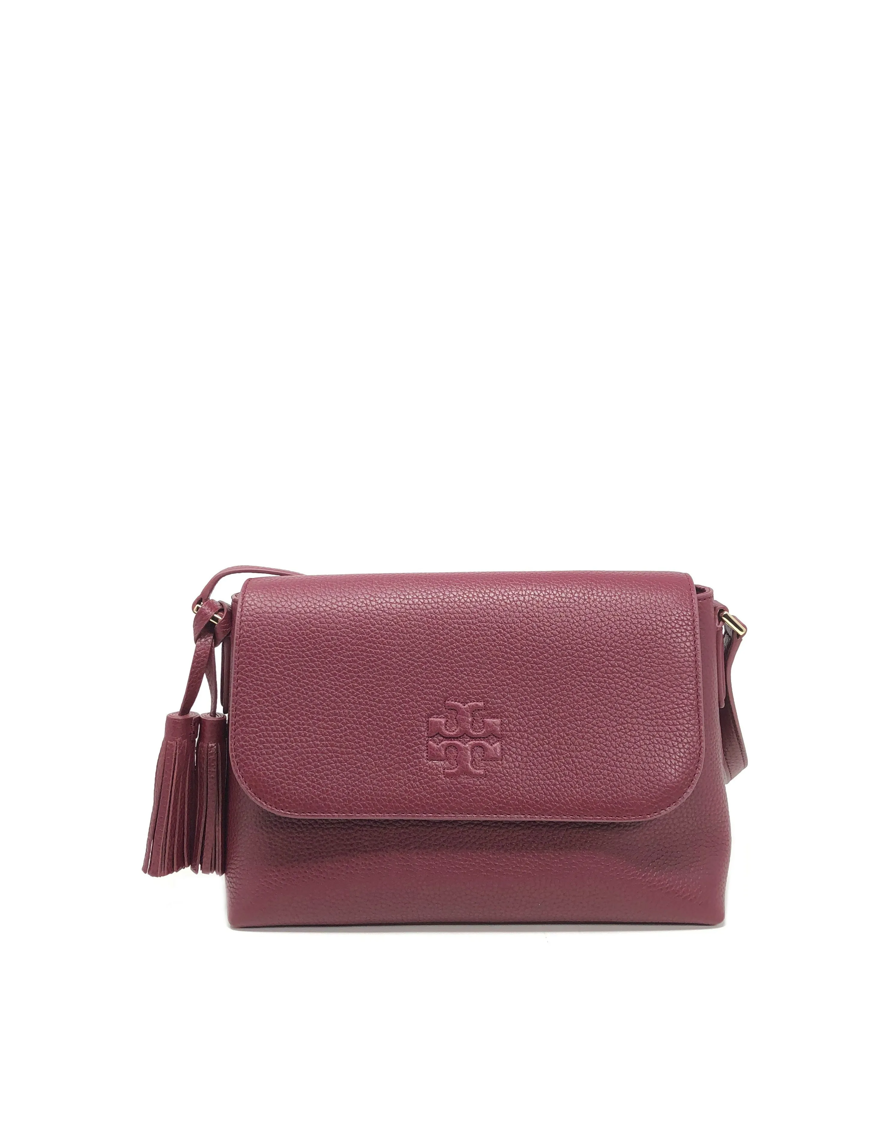 Tory Burch Imperial Garnet Thea Messenger