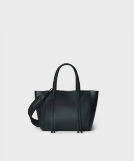 Tote Mini Grained Leather Black