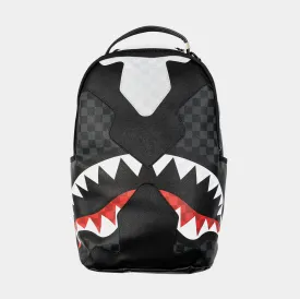 Triple Decker Heir To The Throne Mens Backpack (Black/White)