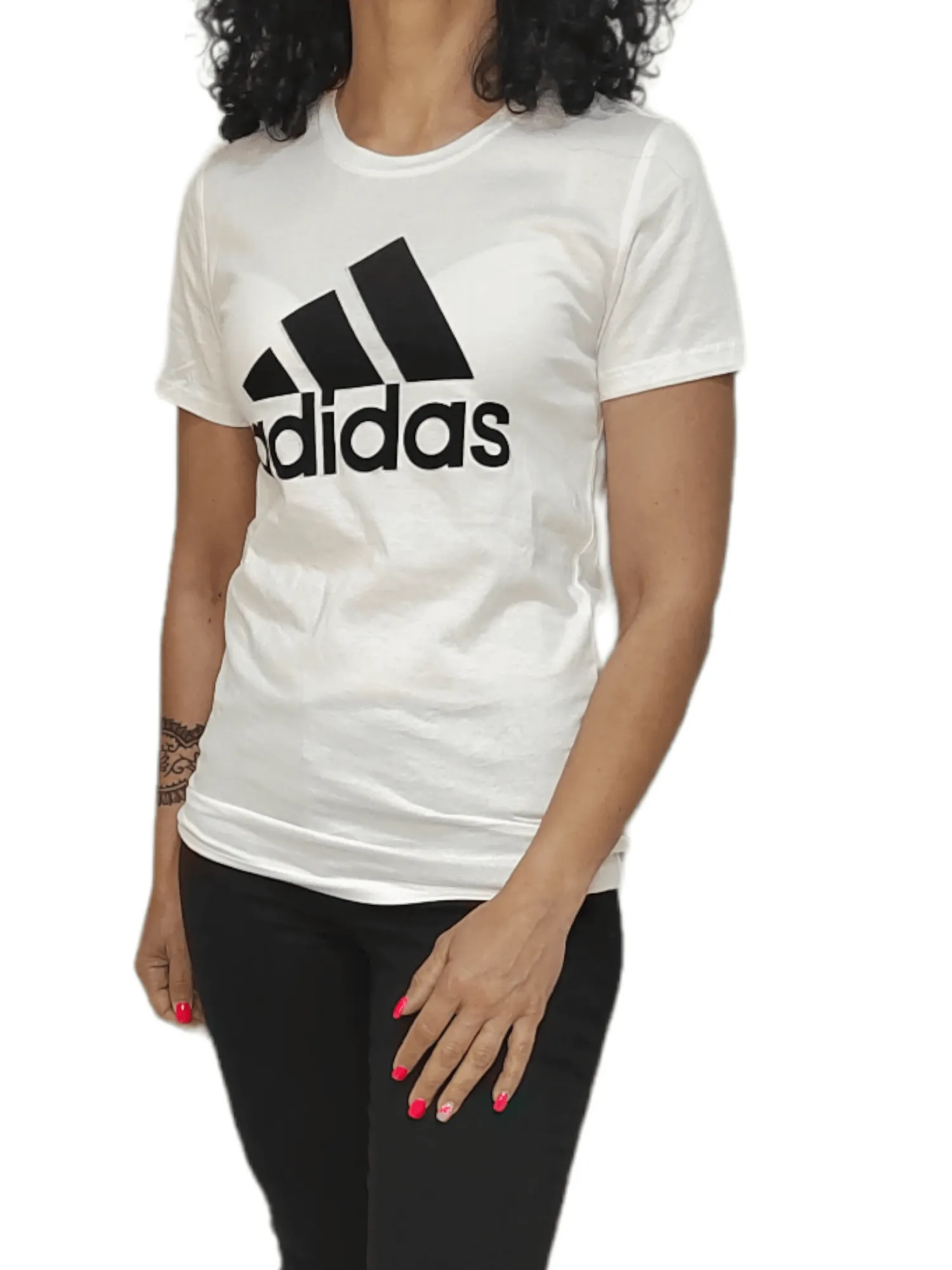 Women Tshirt - Big logo - White