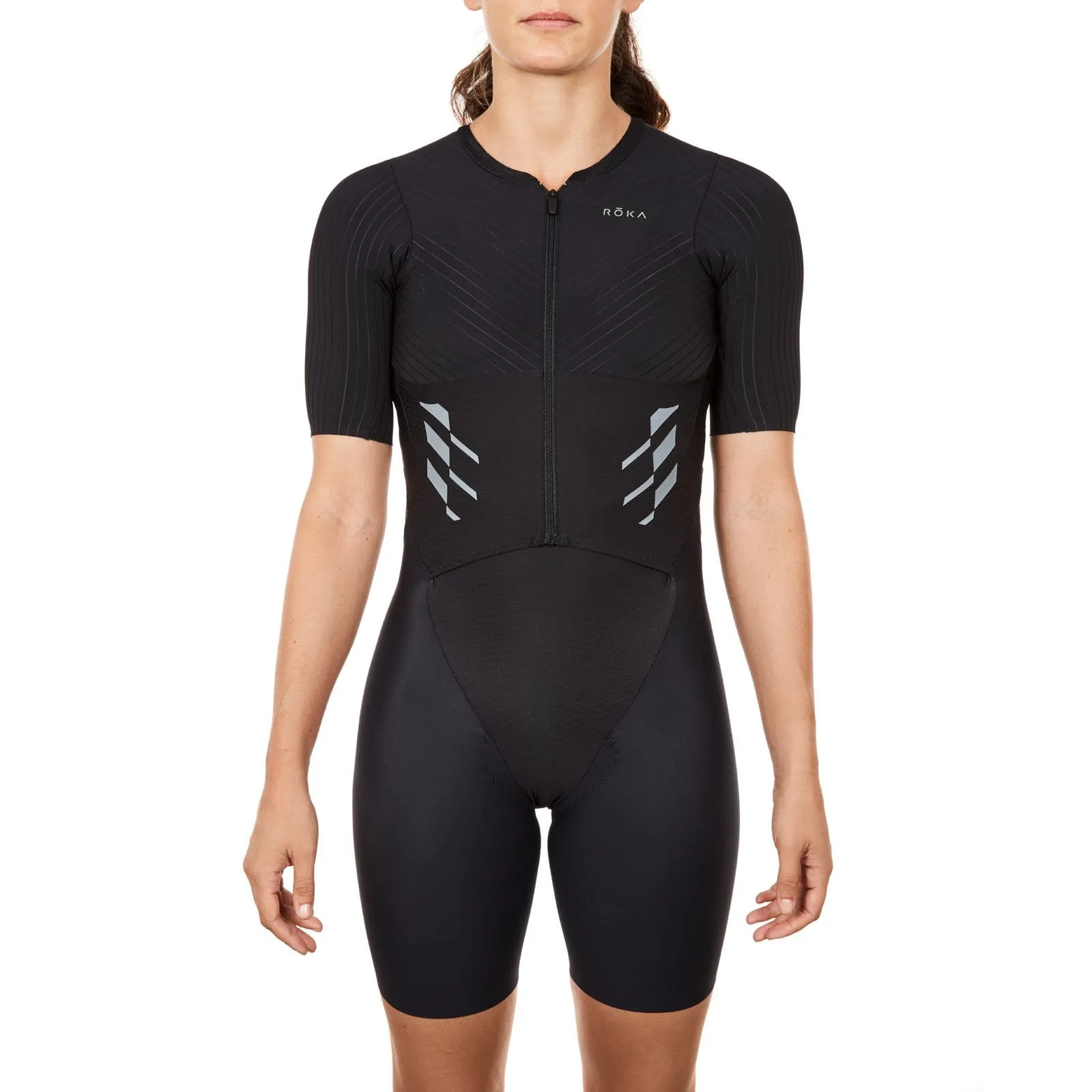 Women's Gen II Elite Aero Short Sleeve Tri Suit - Black