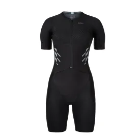 Women's Gen II Elite Aero Short Sleeve Tri Suit - Black