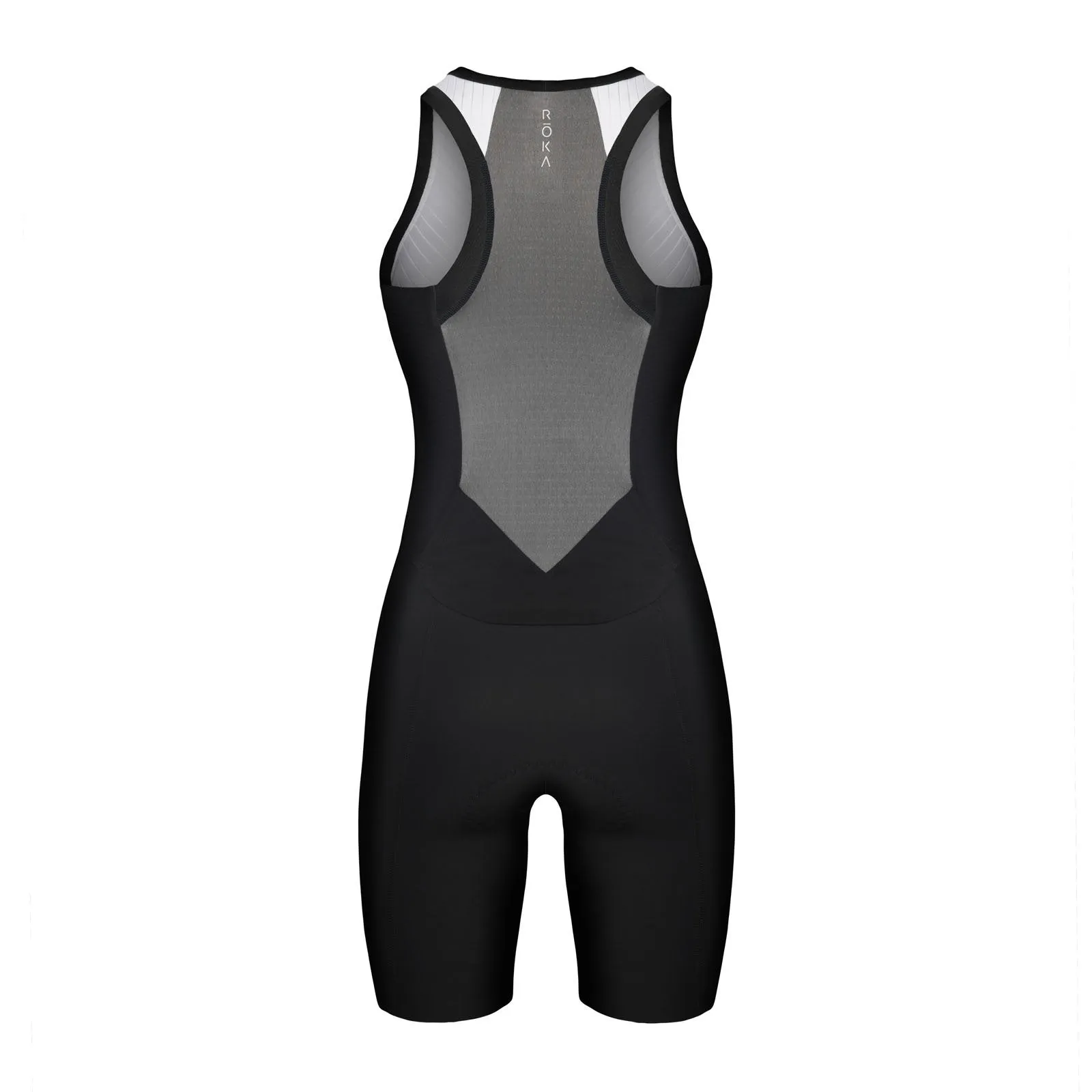 Women's Gen II Elite Aero Sleeveless Tri Suit - White/Black