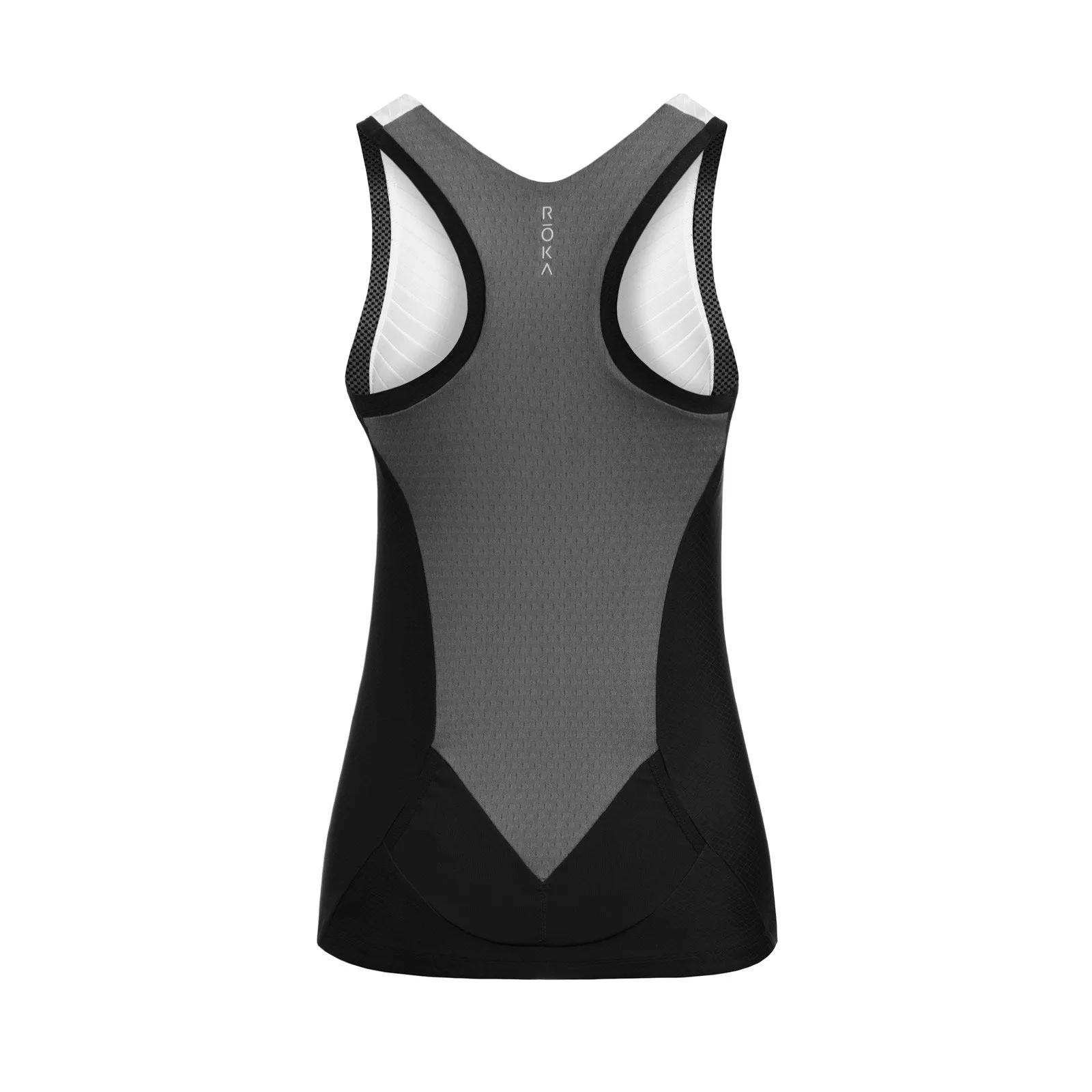 Women's Gen II Elite Aero Sleeveless Tri Top - White/Black