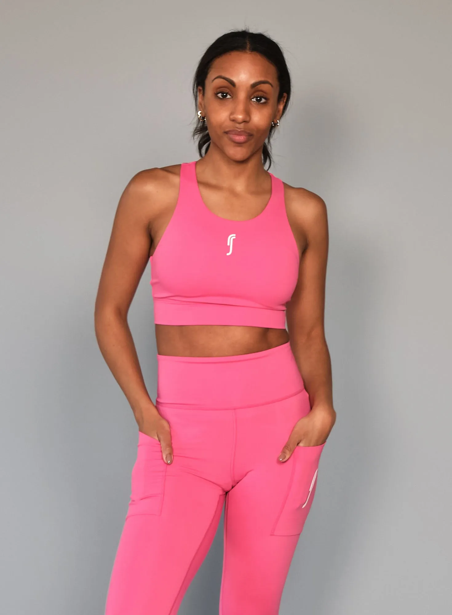 Women's Stretch Tech Sports Bra Logo